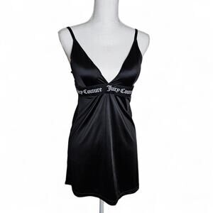 Juicy Couture Intimates Womens Y2K Babydoll Slip Dress Chemise Lingerie Size L